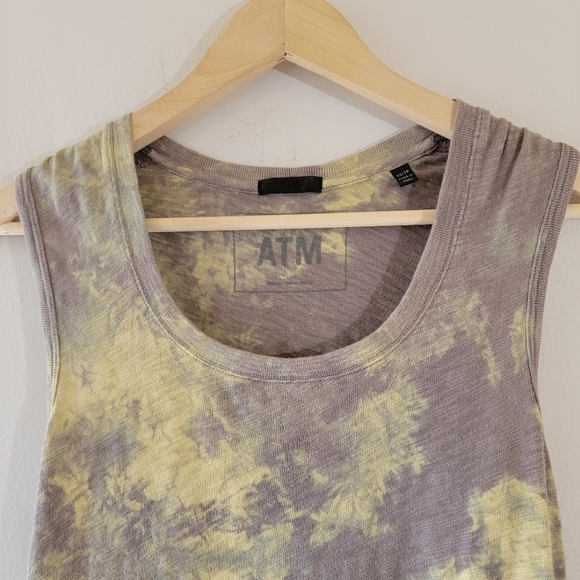 ATM Anthony Thomas Mellilo Sweatheart Tie Dye Tank Top Size XS Casual Coquette - Picture 4 of 12